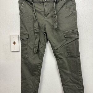 1822 Denim Women's Olive Cargo Jeans